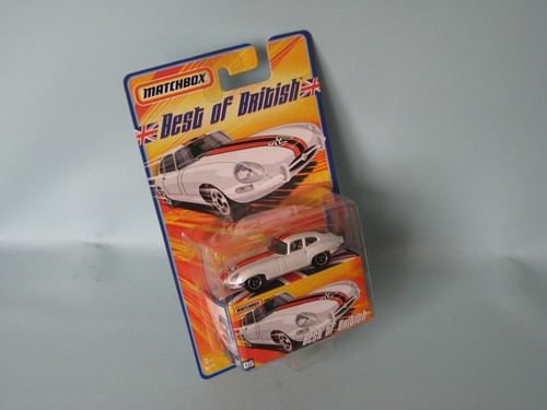 Matchbox 1961 Jaguar E Type White Body 21 Racing Livery Toy Model Car 70mm - Picture 2 of 2