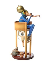 Hieronymus BOSCH Devil On Night Chair Resin Sculpture 8-1/2