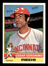 1976 Topps Baseball #24 Cesar Geronimo EX *d4