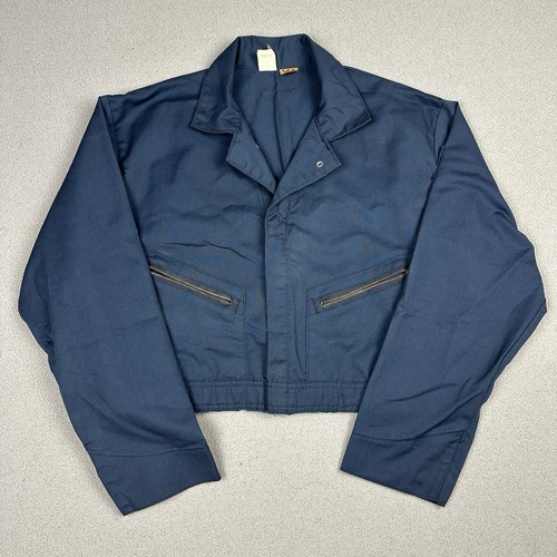Vintage Big Ben Cropped Detroit Style Jacket Men’s L/XL Workwear USA Navy Blue - 第 1/8 張圖片