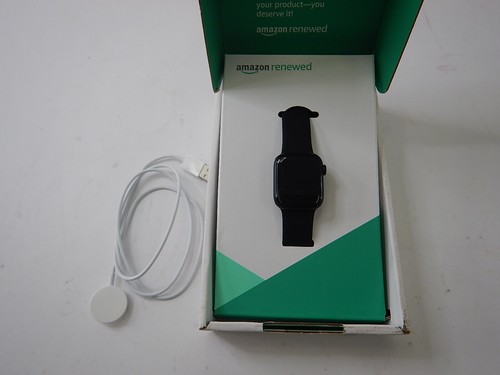 Apple MNU73LL/A - Series 8 (GPS, 41MM) Watch, Midnight Aluminum Case M/L