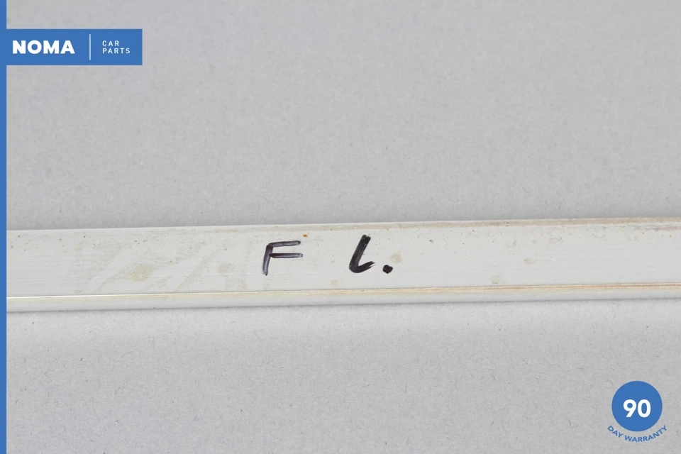 84-87 Jaguar XJS Series 2 moldura frontal esquerda lateral do motorista acabamento cromado fabricante de equipamento original - Imagem 4 de 4