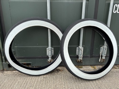 Paire de pneus vélo électrique 26" X 4,0" mur blanc gras, pneus route26 x 4,0/102-559 2 pièces