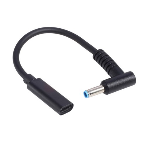 Typ C USB-C gniazdo na prąd stały 4,5 * 3,0 mm zasilanie PD kabel ładujący do laptopa HP 18-20V - Zdjęcie 4 z 12