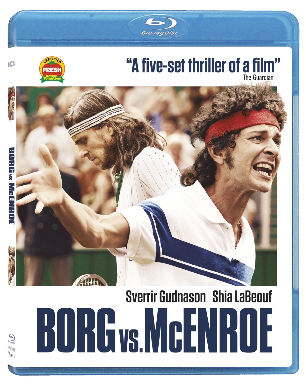 Borg vs. McEnroe - Blu Ray (Blu-ray) Shia LeBeouf Sverrir Gudnason