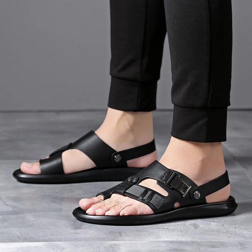 Herren Sandalen Mode Business Schuhe Freizeit Hausschuhe Sommer Freizeitschuhe - Bild 16 von 19