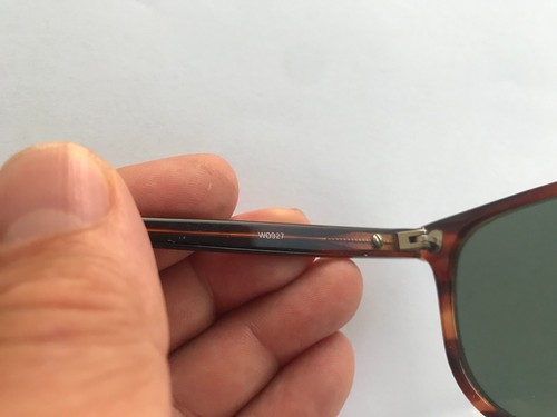 RAY BAN RB W0927 VINTAGE PREMIER BROWN TORTOISE SUNGLASSES MADE IN USA - Picture 5 of 12
