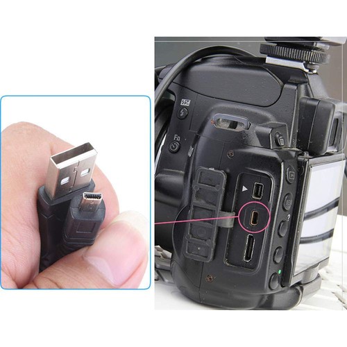 3.3ft USB DC Charger Data Sync Cable for Panasonic Lumix DMC-SZ3 DMC-ZS40 Camera - Picture 4 of 5