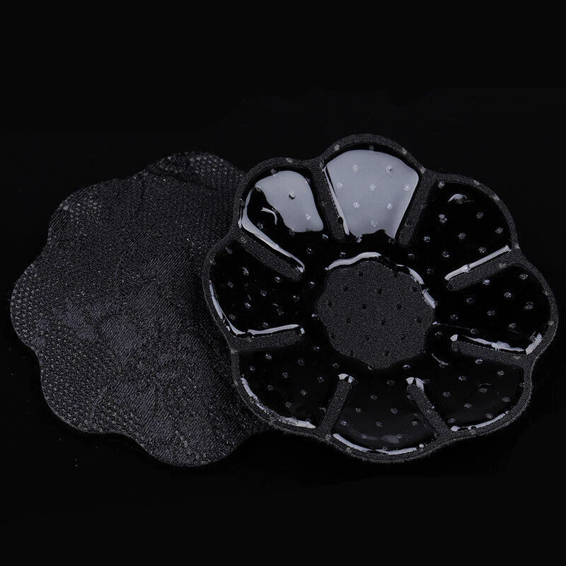 2 PAAR  Damen Nippel Cover Wiederverwendbar Selbstklebend Abdeckungen Stoff - Bild 3 von 4