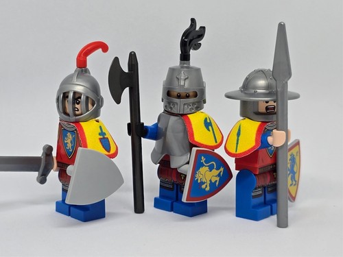 Custom Lego Accessories Knight Medieval Body Armour, cape and shield For minifig - Picture 32 of 88