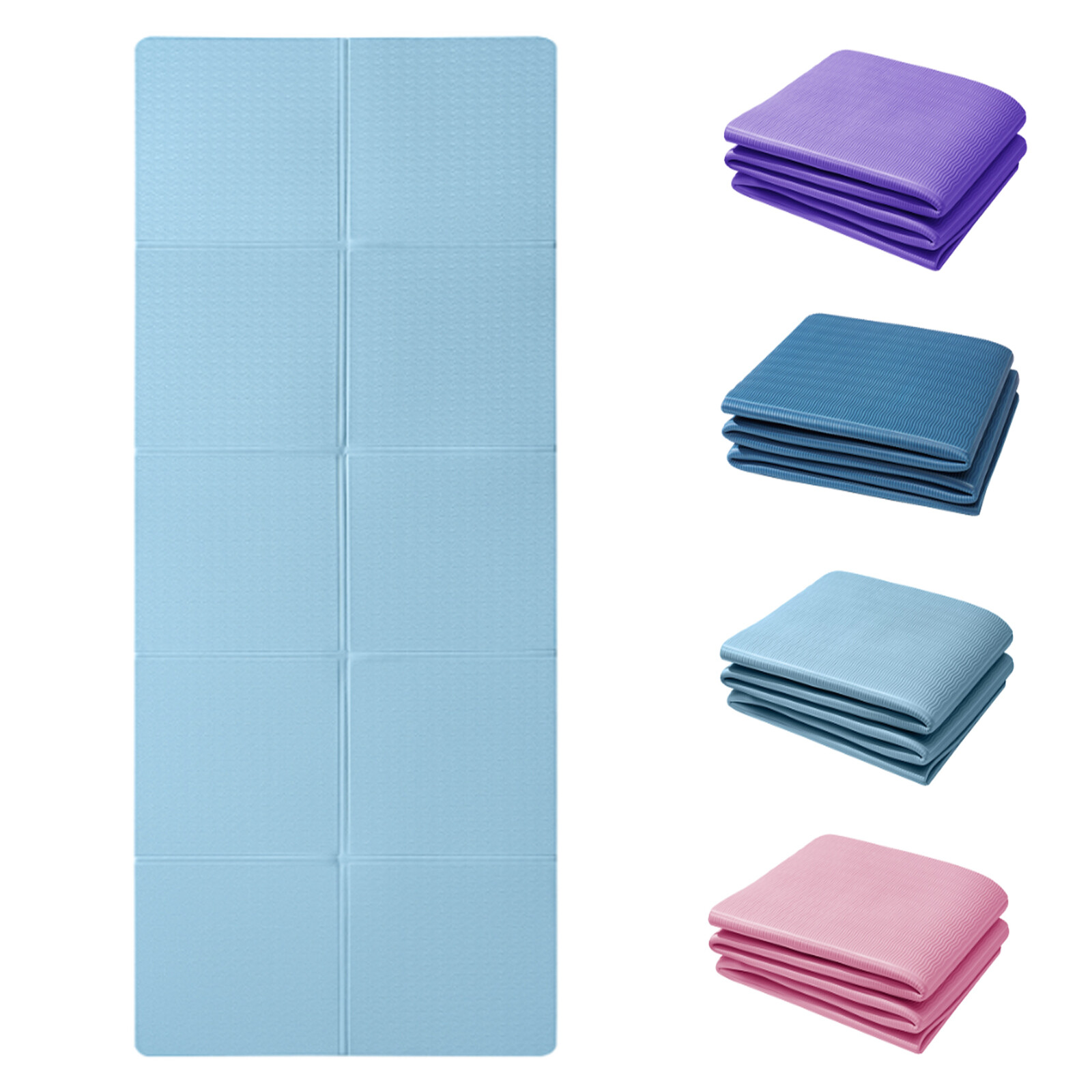 6mm dicke Yogamatte TPE Pilates Anti-Rutsch Gymnastikmatte