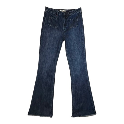 Idyllwind Kleidung Damen angetrieben von Miranda Lambert roher Saum Jeans 12 W x 36L
