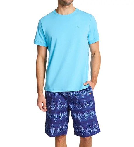 Tommy Bahama gewebte Baumwollmarmeladen Shorts Lounge-Wear Inselblätter Herren Größe S $ 40 - Bild 4 von 6