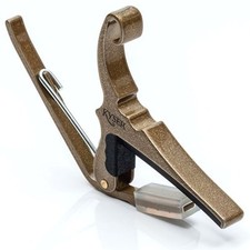Kyser KG6G quick change Guitar capo for 6-string guitar, Gold