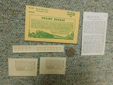 Champ decals HO PH-2B Great Northern passenger car - older style K54