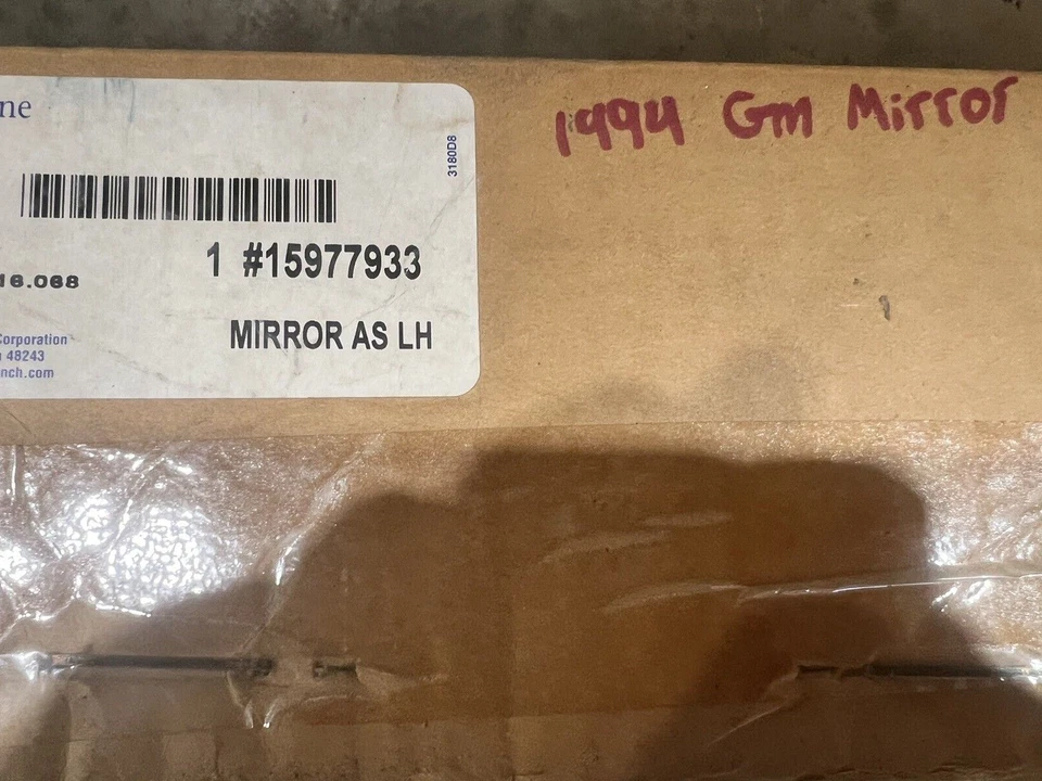 Новый GMDoor зеркало для 94-03 S10/GMC Sonoma черный квадрат текстура слева 15977933 - Изображение 3 из 3