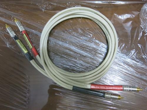 Cable de señal de doble cable RCA 1,25m *2 (Western Electric cable protector de tela) - Imagen 1 de 2
