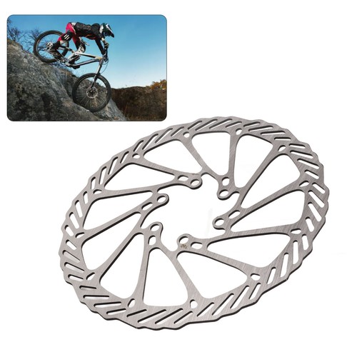 (160mm/6.3in)2 Pcs Bike Disc Brake Rotors Lightweight Fast Heat Dissipation - Picture 1 of 22