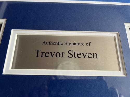 Glasgow Rangers Trevor Steven signiertes gerahmtes Shirt - Bild 6 von 8