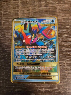 ポケモン - Greninja 英語版　正規品 Greninja GX Pokemon Card Ultra Rare Mixed Japan ex AR TCG NM