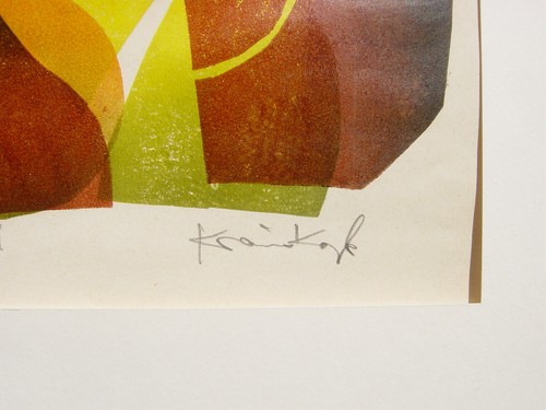 Karl Heinz Krauskopf 1930 Ratingen / Holzschnitt, handsigniert / 1971 / Ex 20/40 - Bild 5 von 9