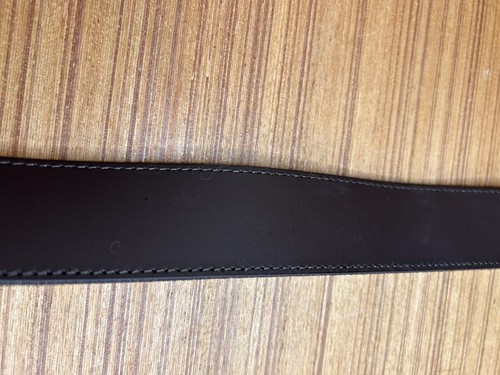 FRYE Cintura XL Pelle Fibbia Reversibile Marrone Scuro Marrone 1193 - Foto 6 di 8