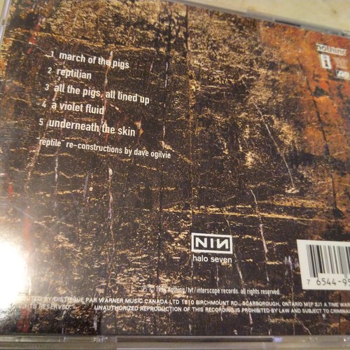 SIGNED NINE INCH NAILS - march of the pigs SIGNED CD AUTOGRAPH - Picture 4 of 4
