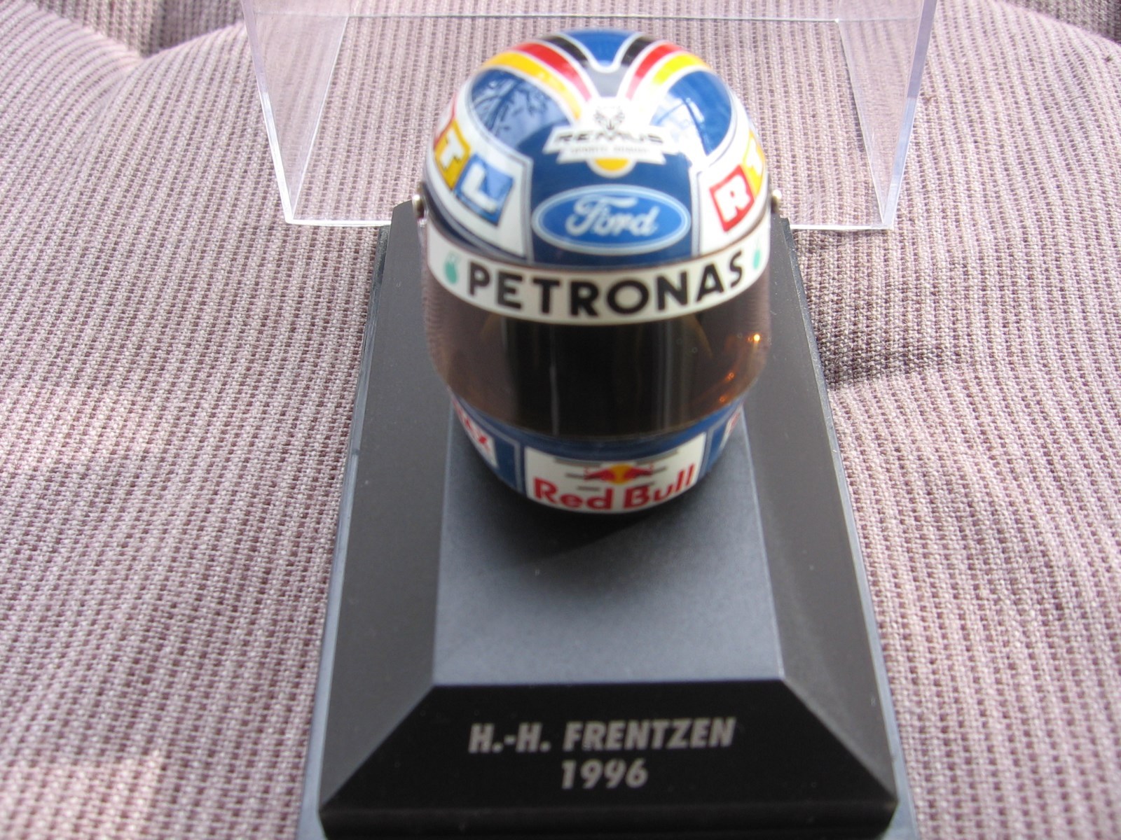 H.h. frentzen f1 f1 f1 limpio ford rojo bull 1996 1 8 Helmet Minichamps New ffc34a H.h. frentzen f1 f1 f1 limpio ford rojo bull 1996 1 8 Helmet Minichamps New ffc34a