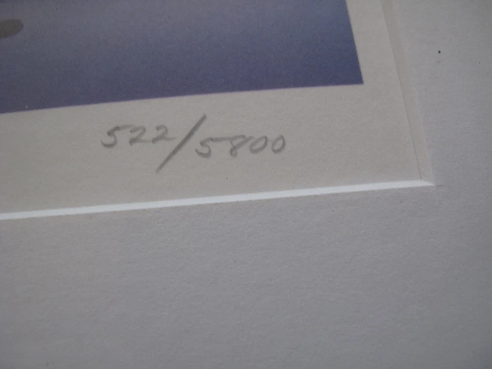 1978 Albert Al Gilbert SIGNED Federal Duck Stamp w/Framed Print 522/5800 - Image 4 of 4