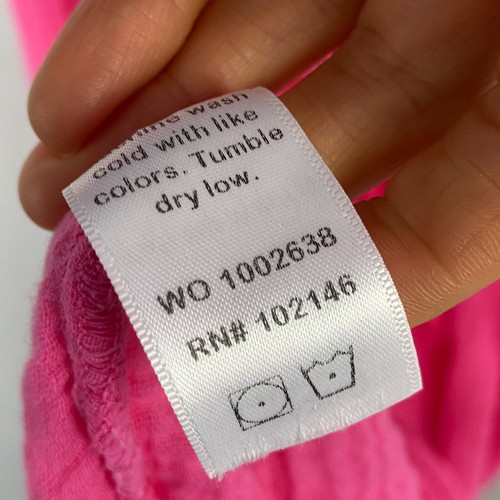Michael Stars Allen Gaze Shirt Maxikleid Größe L Rosa Kurzarm - Bild 6 von 11