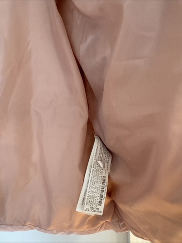 Zara Kids Size 9 Girls Light Pink Size Winter Fall Puffer Coat Jacket 134cm - Picture 5 of 7
