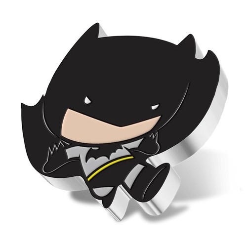 BATMAN™ FLYING Premium Number Chibi 1 Oz Silver Coin $2 Niue 2021 - Picture 4 of 4