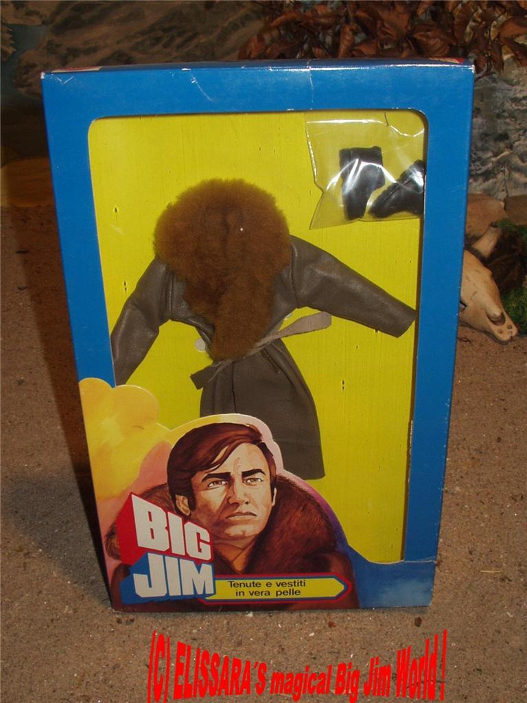 Big Jim - LEATHER COAT LEDERMANTEL MIB Mattel Big Jim - LEATHER COAT LEDERMANTEL MIB Mattel