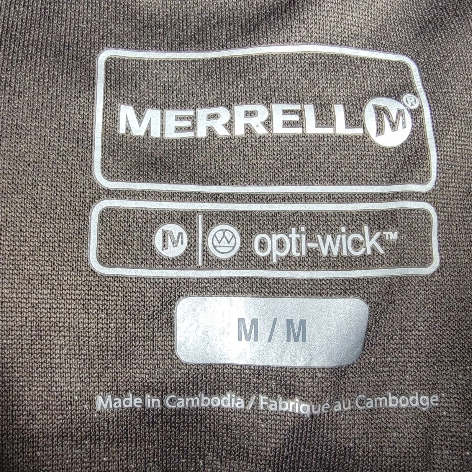 merrell down and dirty mud run series 2012 optiwick athletic shirt