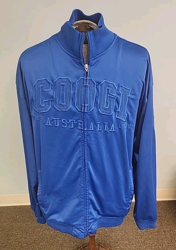 Coogi Australia 69 FULL ZIP TRACK SUIT TOP XXXL Sweatsuit Top, hellblau