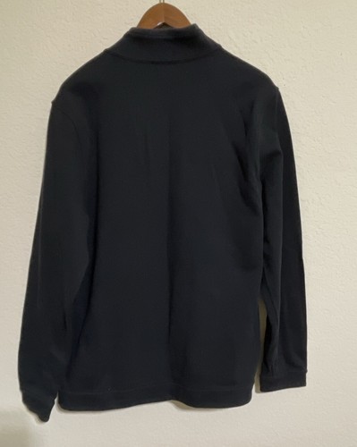 EUC! Hugo Boss Regular Fit Black Full Zip REVERSIBLE Sweatshirt Jacket ~Men XXL - Picture 7 of 8