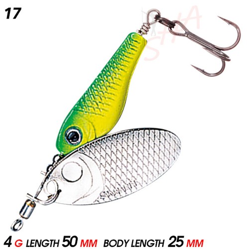 Smith Niakis 4 g varios colores trucha spinner - Imagen 15 de 23