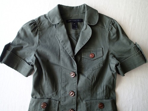 marc jacobs coat jacket ,BLAZER ,top, Sz 2 short sleeve 1b - Picture 3 of 9