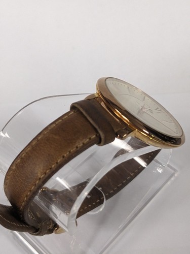 Fossil Damenuhr Sand Leder Creme 36mm Zifferblatt Tag WR 3 ATM neue Batterie - Bild 5 von 13
