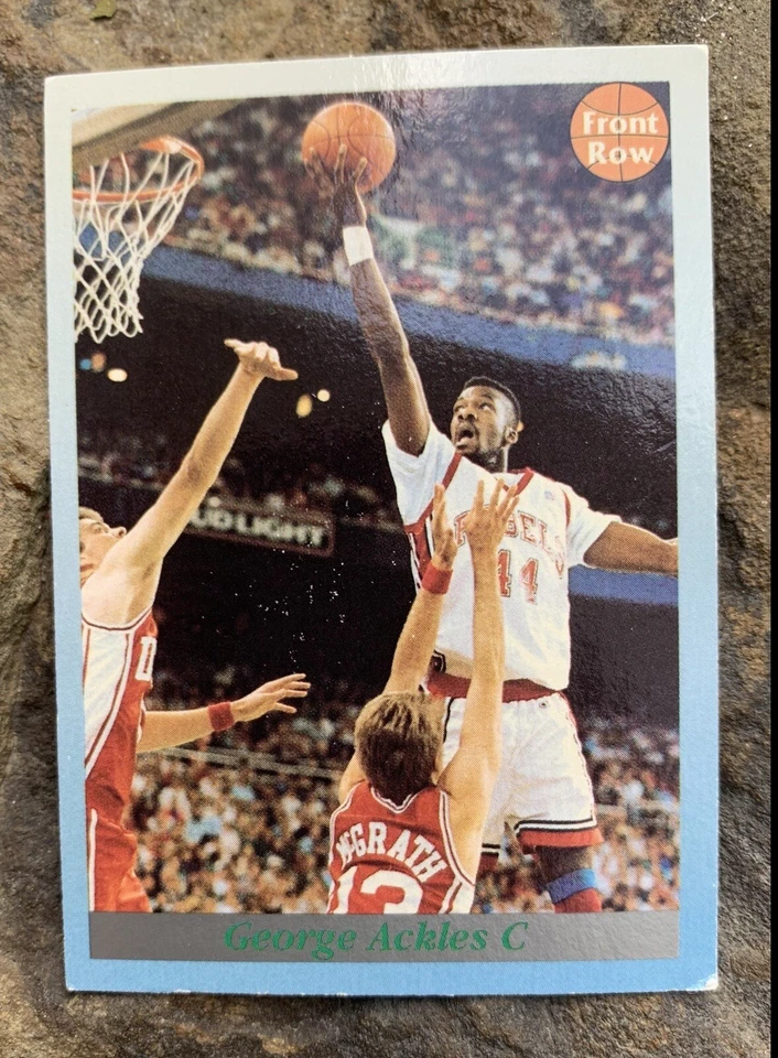 Front Row George Ackles NBA Draft Basketball Card. UNLV Runnin Rebels   - Image 4 of 4