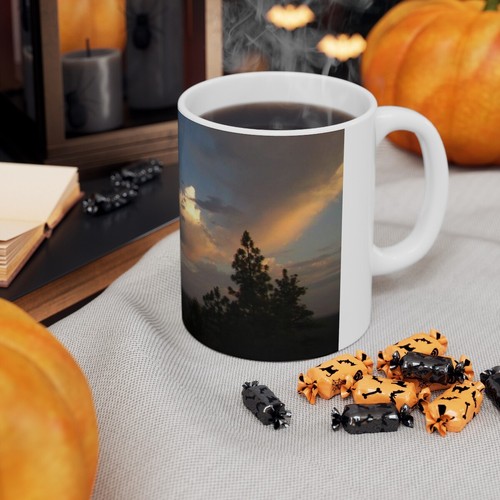 Mountains Above Half Moon Bay Ceramic Mug 11oz - Picture 8 of 8