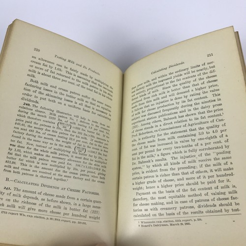Testing Milk and It's Products by E.H. Farrington and F. W.Woll 1910 VTG Dairy - Foto 15 di 16