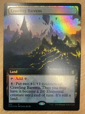Crawling Barrens FOIL EXTENDED - Zendikar Rising (Mint)