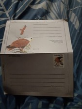 australia australian kestrel 30c lettercard mint