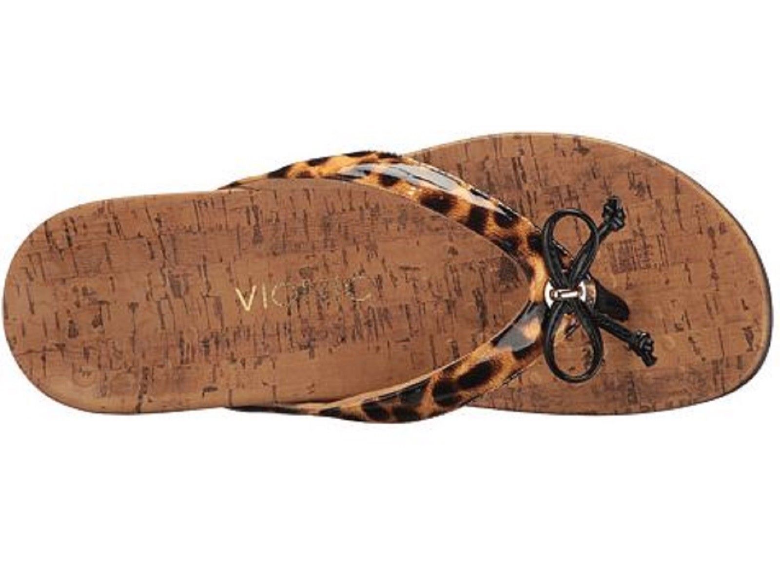 Vionic w Orthaheel CASSIE CASSIE CASSIE Thong Sandal w Bow Detail Leopard Print Patent Leather 00126d Vionic w Orthaheel CASSIE CASSIE CASSIE Thong Sandal w Bow Detail Leopard Print Patent Leather 00126d