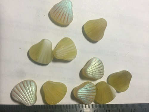 Czech Teardrop Beads Shell Beads****U PICK**** Czech Drop Beads 6mm to 20mm - Picture 43 of 107