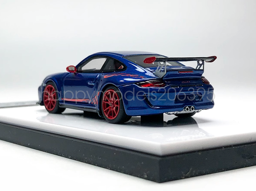 BZMW 1:64 Scale Blue 997.2 GT3 RS Racing Sports Model Diecast Resin Car - Picture 5 of 5