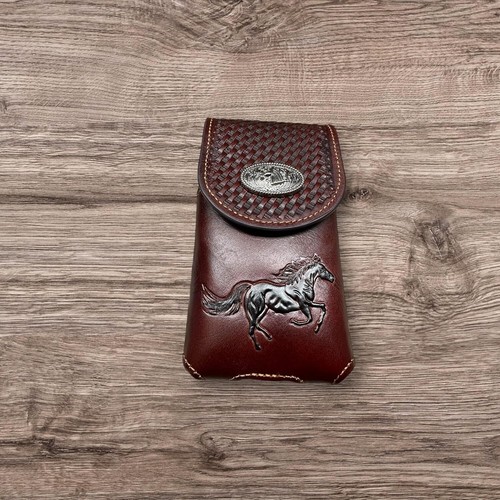 7" HORSE POUCH BELT LOOP CELL PHONE HOLSTER CASE WESTERN UNIVERSAL #EH12691 - Picture 38 of 67