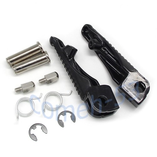 Front Footrest Pedals Foot Pegs For Kawasaki Z1000 ZX600 ZR1000 Ninja ZX6R EX250 - Picture 7 of 7