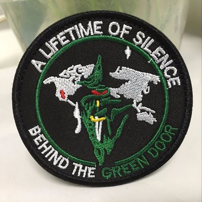 Behind The Green Door Usaf Black Area 51 Military Tactical Hook